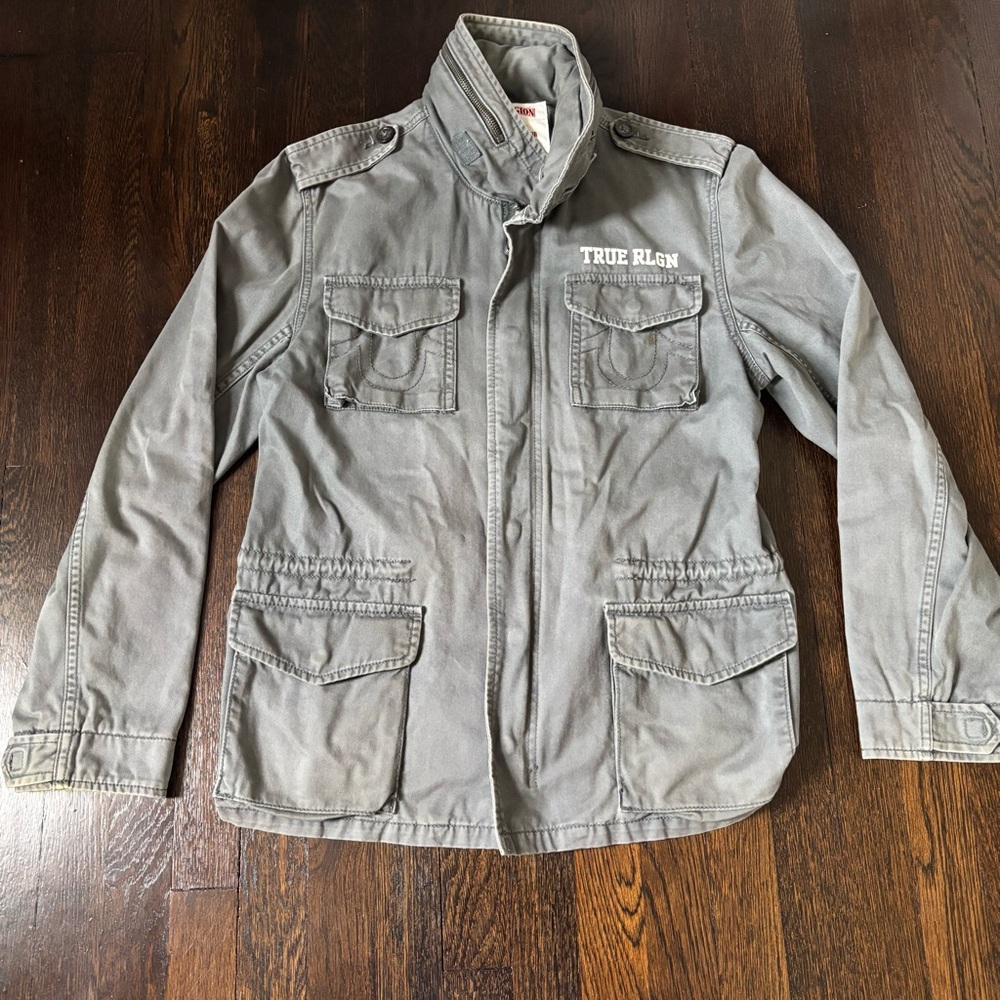 True Religion Gray Men's Jacket